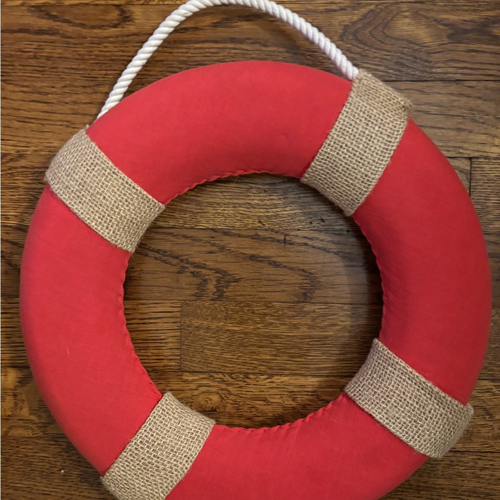 Sadie and Scout Life Saver Wall Hanging Home Decor Nautical Float - Picture 2 of 8